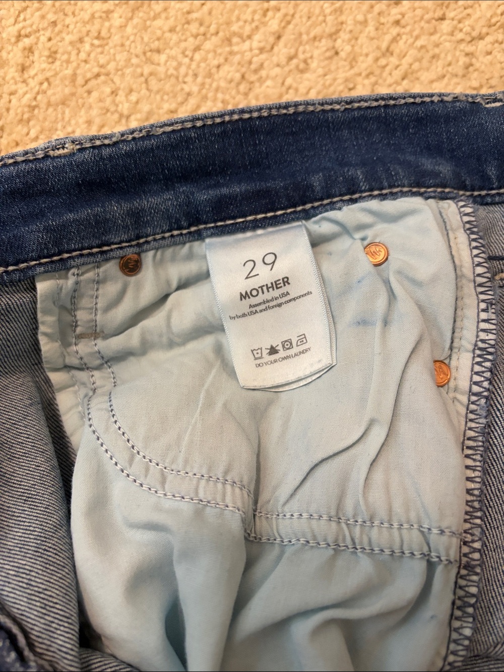 Mother Mid rise Jeans size 29 - Picture 3 of 4